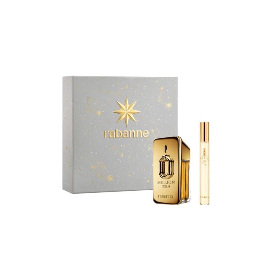 Paco Rabanne Parfümset Set Paco Rabanne: Million Gold, Eau De Parfum, For Women, Refillable, 50 ml + Million Gold, Eau De Par