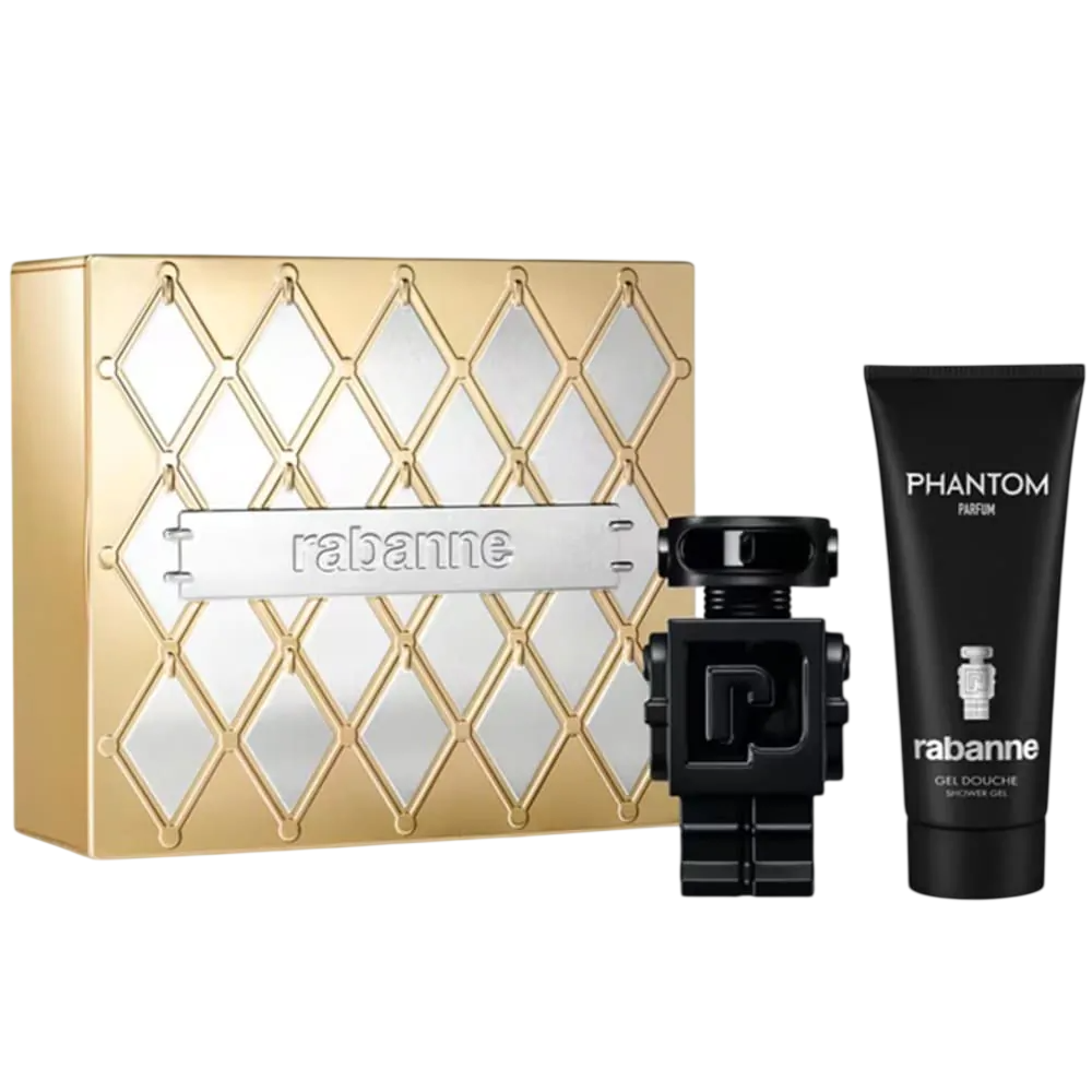 Paco Rabanne Parfümset Set Paco Rabanne: Phantom, Parfum, For Men, 50 ml + Phantom, Hydrating, Shower Gel, Body, All Skin Typ