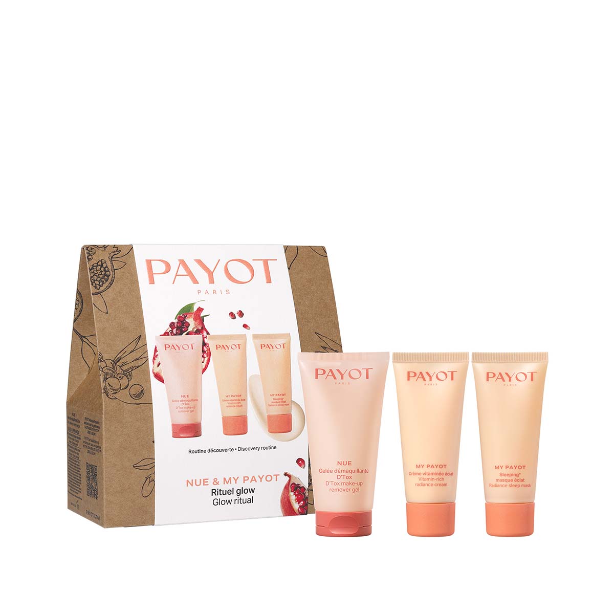 Payot Hautpflegeset Set Payot: , Makeup Remover Gel, 50 ml + My Payot Vitamin Glow, Radiance, Cream, For Face, 30 ml + My Pay