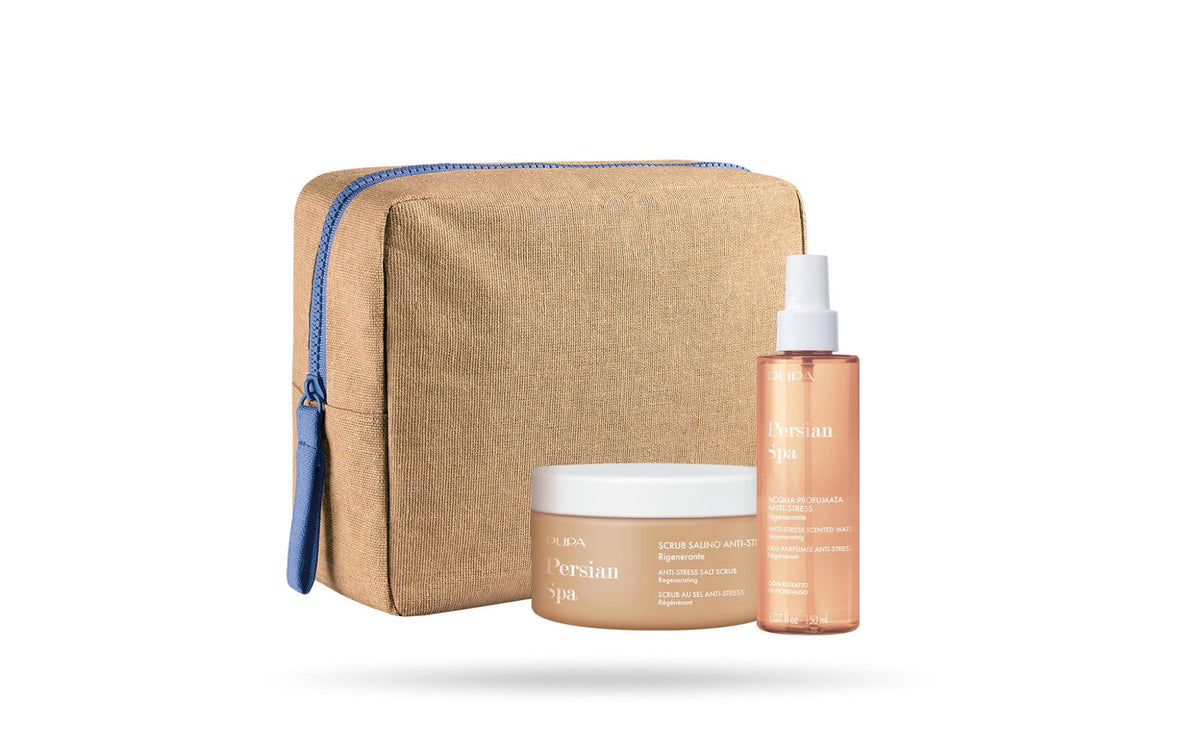Pupa Hautpflegeset Set Pupa: Persian Spa, Regenerating, Body Scrub, 350 ml + Persian Spa, Regenerating, Body Spray, Body, 150