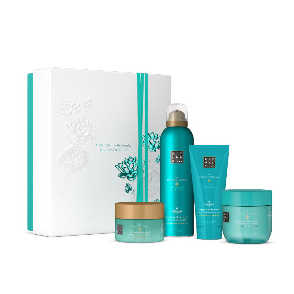 Rituals Hautpflegeset Set Rituals: The Ritual Of Karma, Cream Mask, For Face, 125 ml + The Ritual Of Karma, Exfoliating, Body