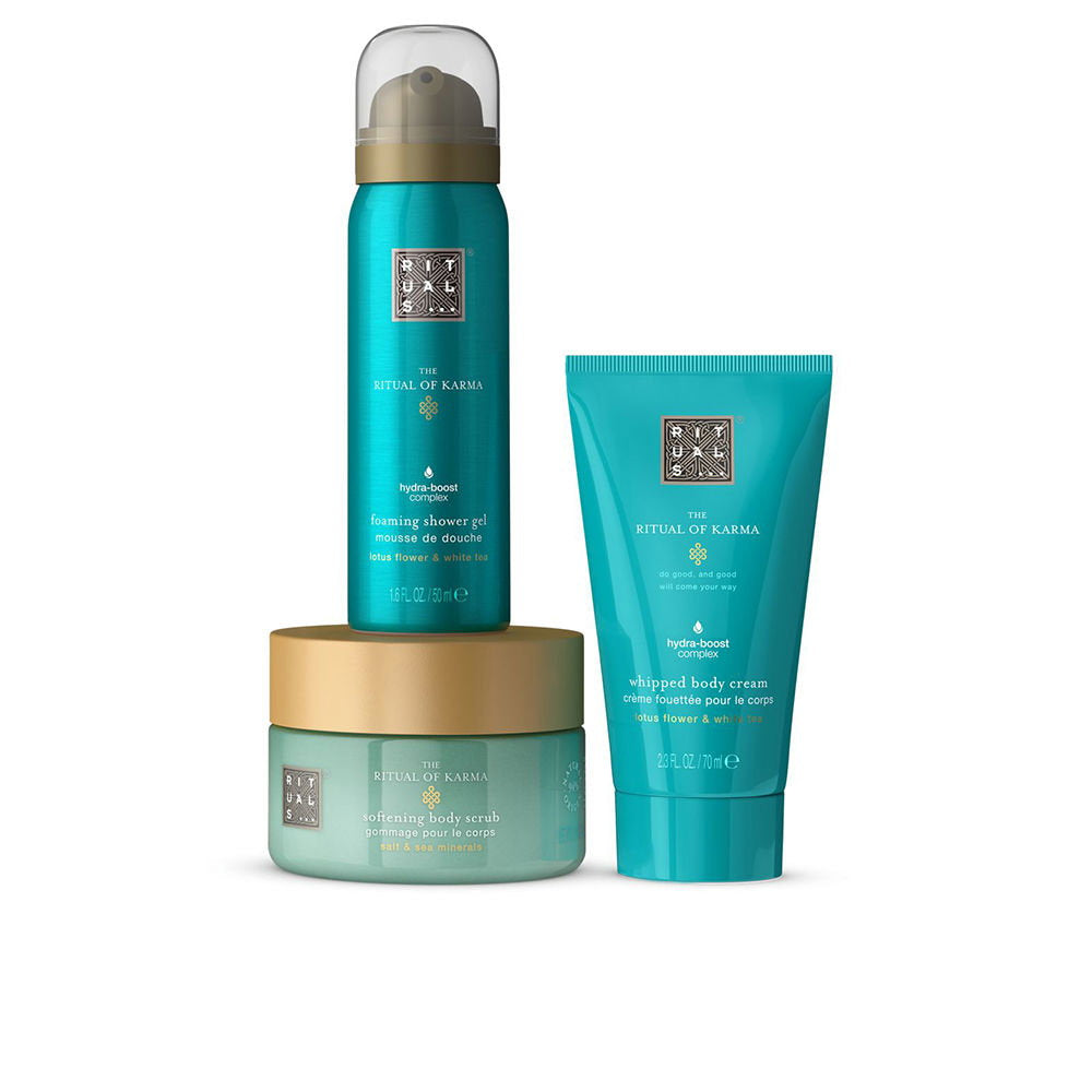 Rituals Körperpflegeset Set Rituals: The Ritual Of Karma, Exfoliating, Body Scrub, 125 g + The Ritual Of Karma, Hydrating, Bo