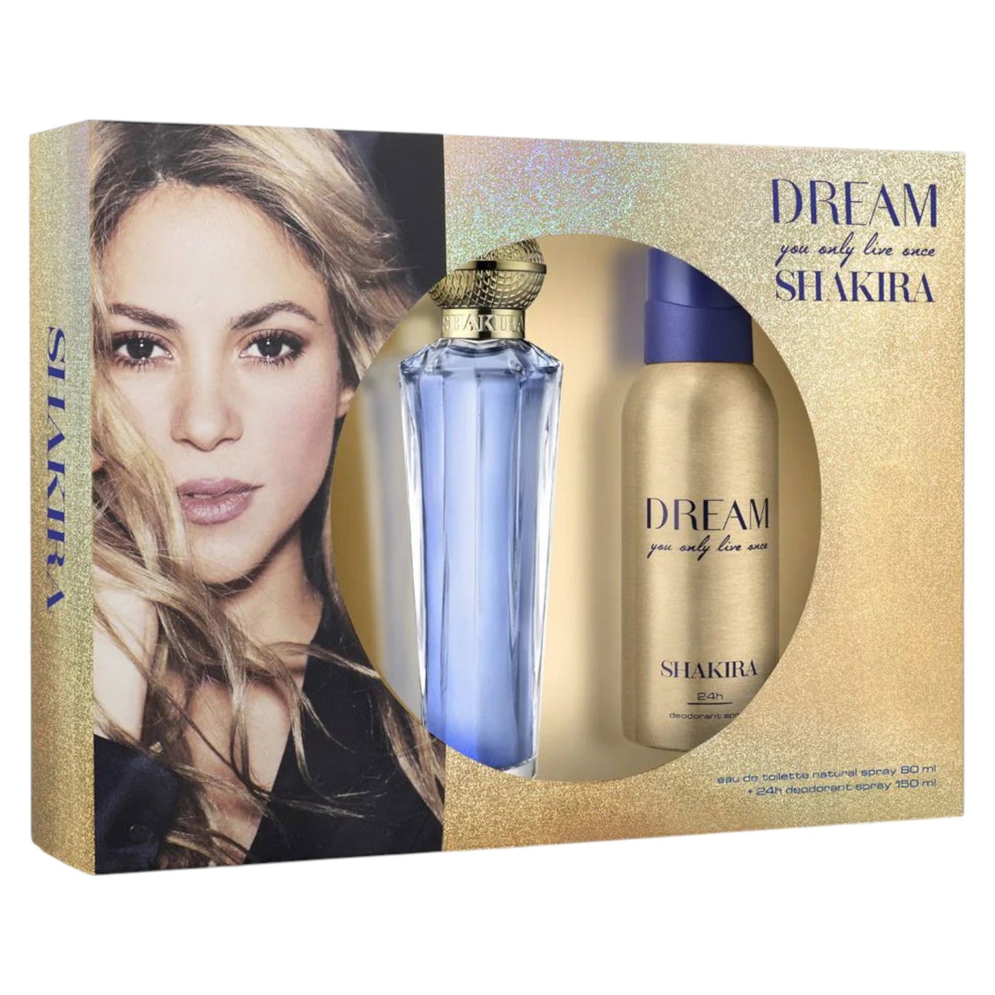 Shakira Parfümset Set Shakira: Dream You Only Live Once, Eau De Toilette, For Women, 80 ml + Dream You Only Live Once, Deodor