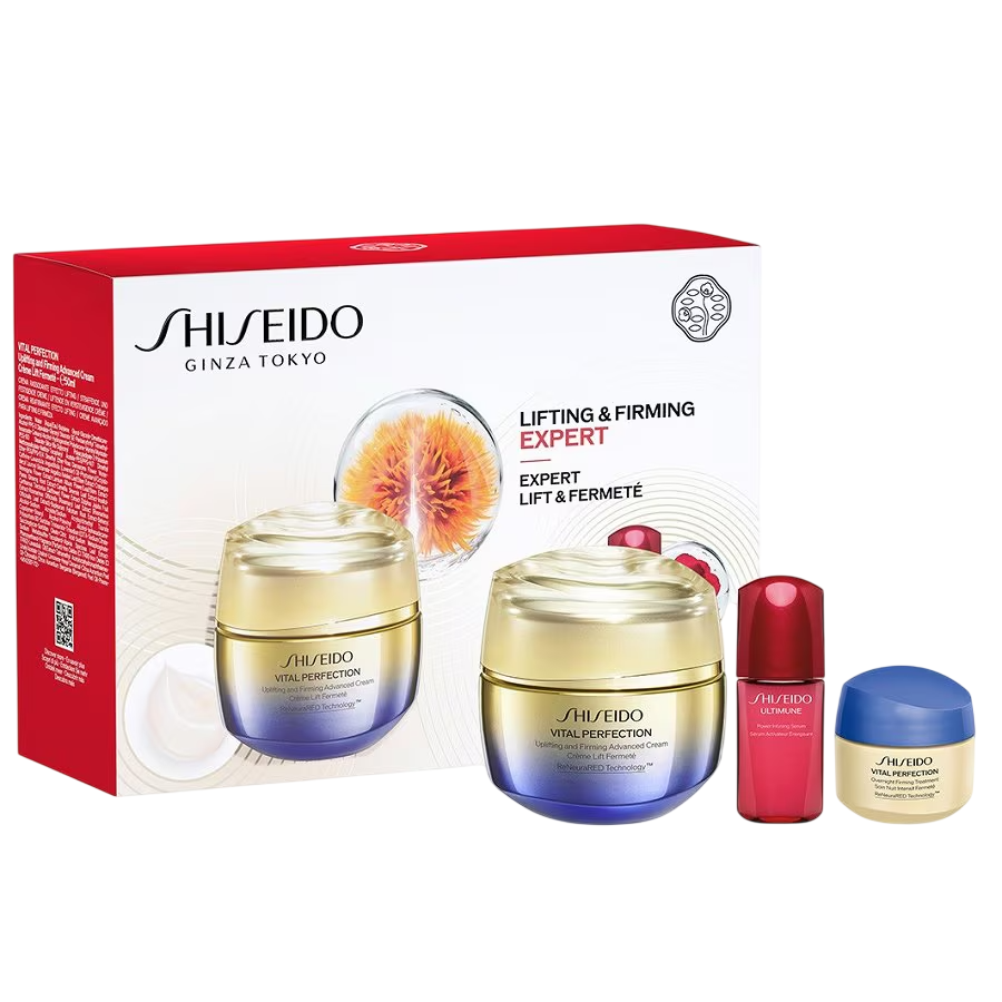 Shiseido Hautpflegeset Set Shiseido: Vital Perfection, Uplifting & Firming, Cream, Face, 50 ml + Vital Perfection, Firming, O