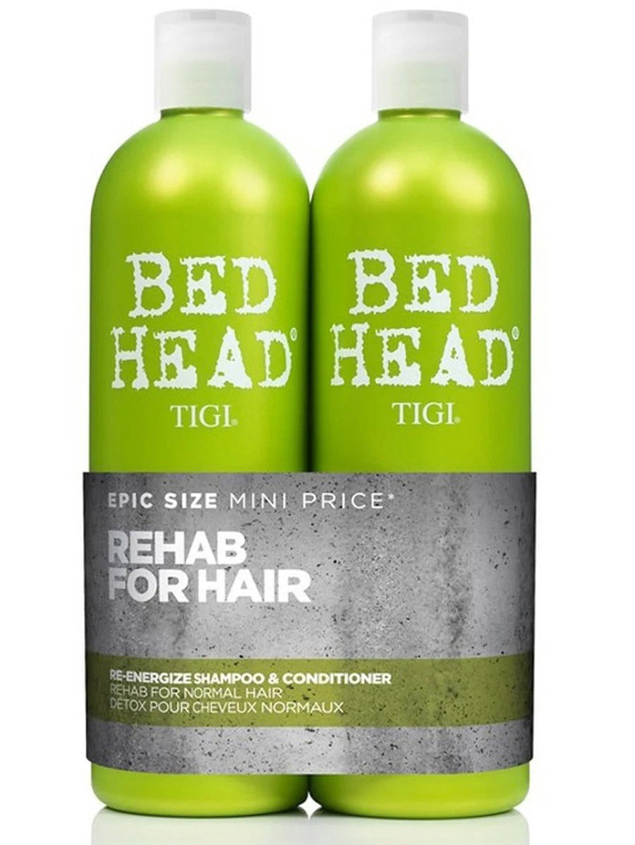 Tigi Haarpflegeset Set Tigi: Bed Head Urban Antidotes Re-Energize, Hair Shampoo, Strengthening, 750 ml + Bed Head Urban Antid