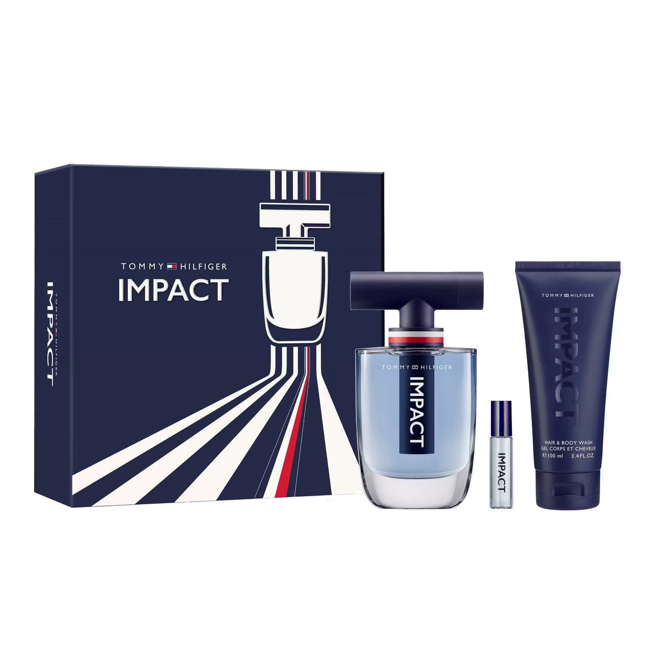 Tommy Hilfiger Parfümset Set Tommy Hilfiger: Impact, Eau De Toilette, For Men, 50 ml + Impact, Eau De Toilette, For Men, 4 ml