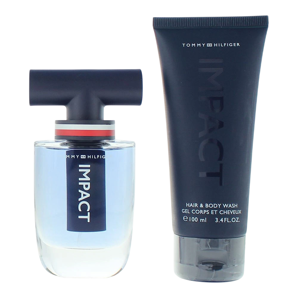 Tommy Hilfiger Parfümset Set Tommy Hilfiger: Impact, Eau De Toilette, For Men, 50 ml + Impact, Shower Gel, Body, 100 ml Regul