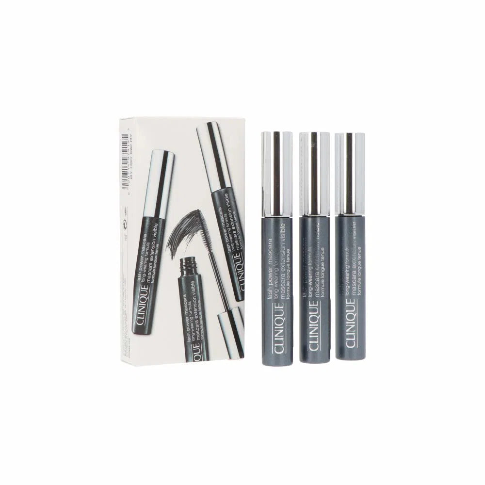 Clinique Set Trio, Clinique, Lash Power, Wimperntusche, 01, Schwarzer Onyx, 3 stk, 6 ml Regular