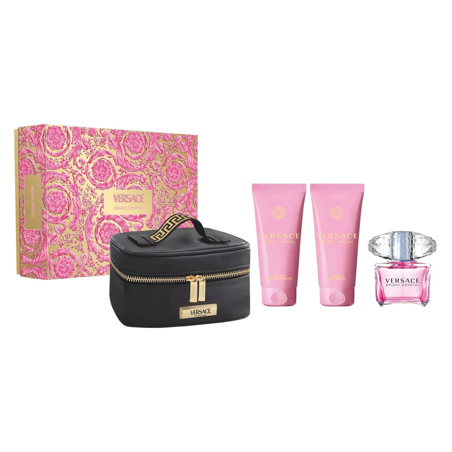 Versace Parfümset Set Versace: Bright Crystal, Eau De Toilette, For Women, 90 ml + Bright Crystal, Hydrating, Body Lotion, 10