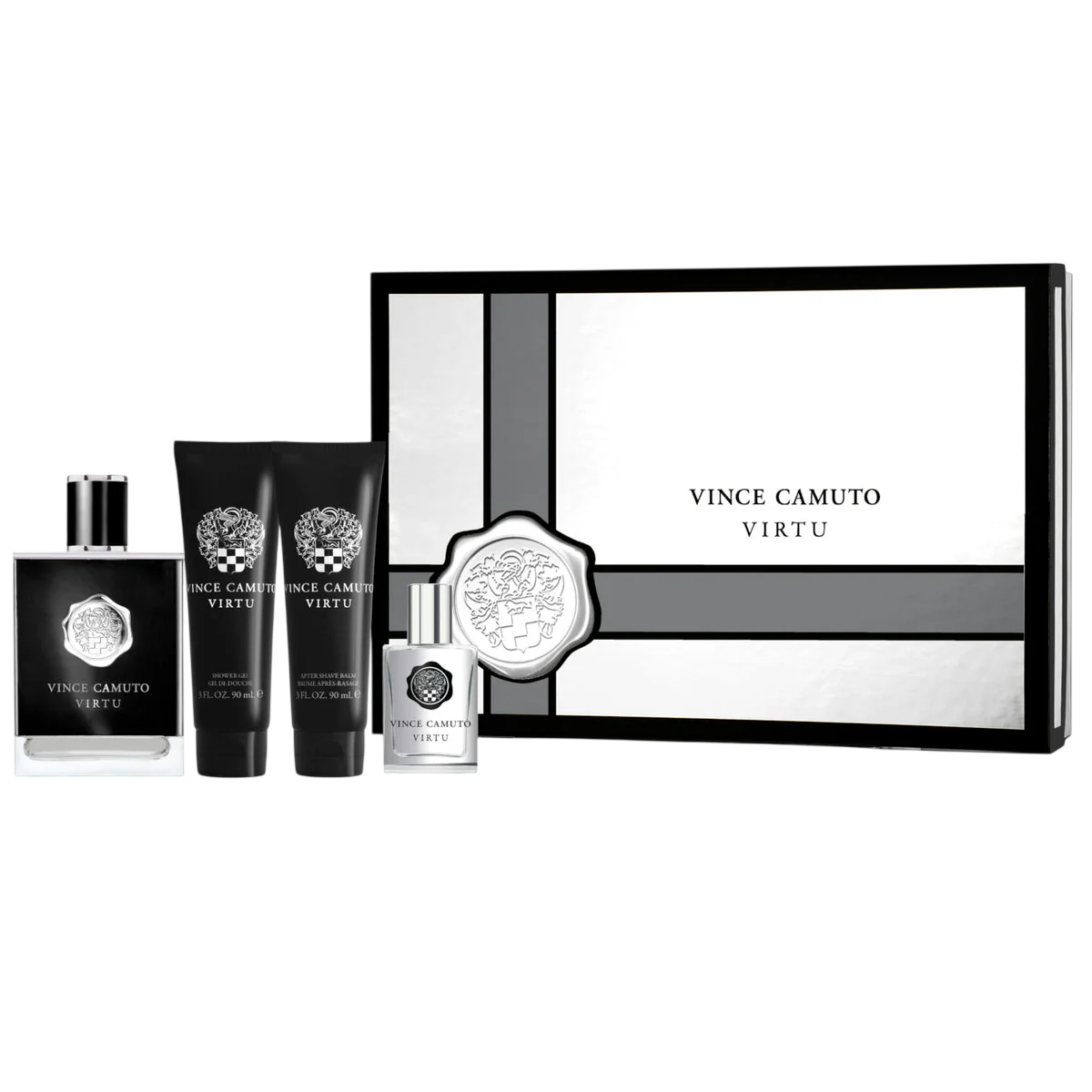 Vince Camuto Parfümset Set Vince Camuto: Virtu, Eau De Toilette, For Men, 100 ml + Virtu, Eau De Toilette, For Men, 15 ml + V