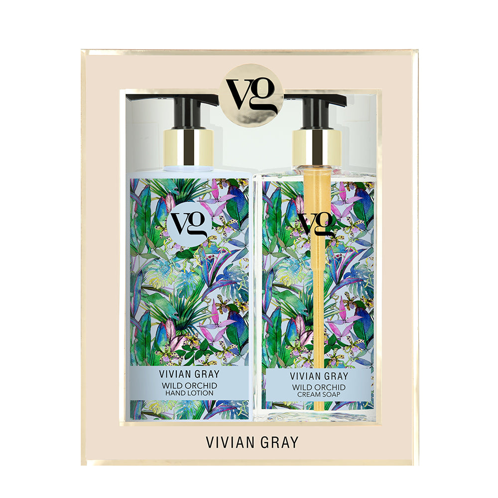 Vivian Gray Vivian Gray Set Wild Orchid Hand Lotion 350 ml und Flüssigseife 350 ml Bodylotion