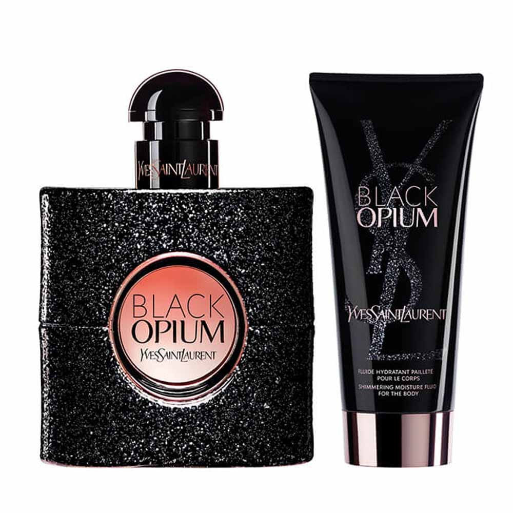 Yves Saint Laurent Parfümset Set Yves Saint Laurent: Black Opium, Hydrating, Body Lotion, 50 ml + Black Opium, Eau De Parfum,
