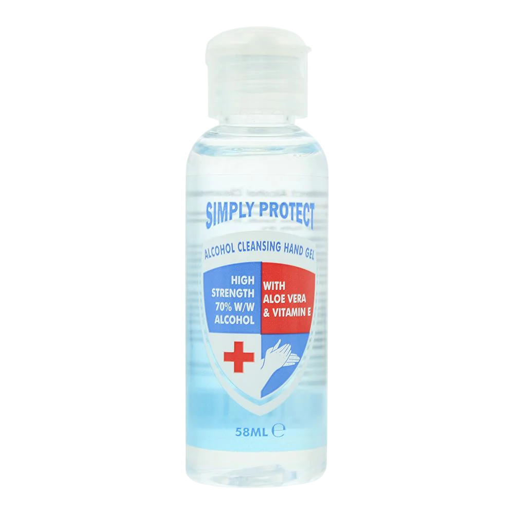 Simply Protect Simply Protect, Simply Protect, Alkohol, Antibakteriell, Handgel, 58 ml Regular