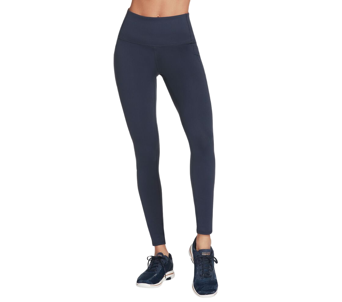 Skechers Skechers, GoWalk, Sportliche synthetische Leggings für Frauen, Dunkelblau, Größe 10 Regular