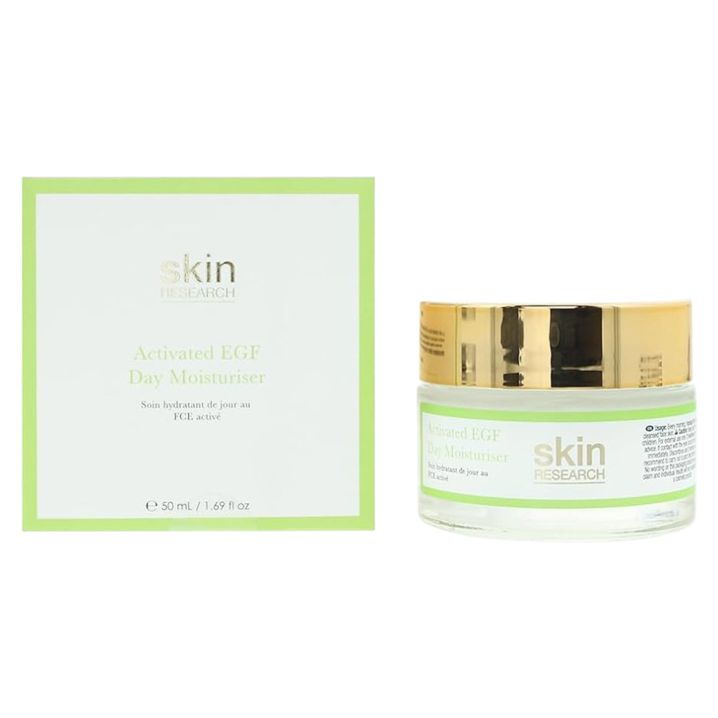 Skin Research Skin Research, Advanced Epidermal Growth Factor, Feuchtigkeitscreme, Sahne, Für das Gesicht, 50 ml Regular