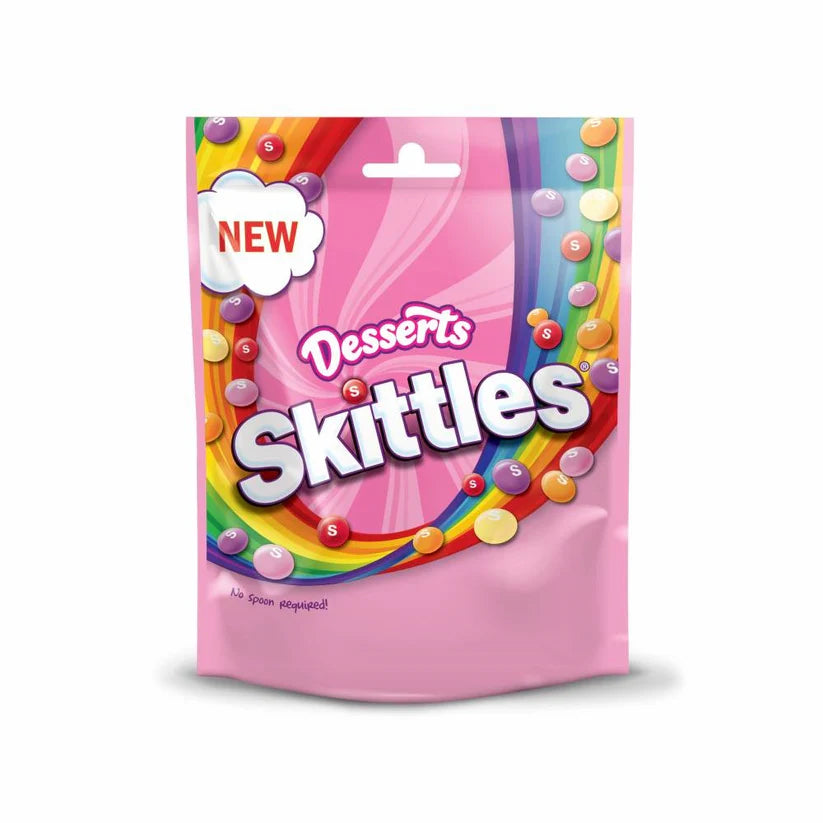 Skittles Desserts Kaubonbons 152g Kaudragees in knuspriger Zuckerhülle - Candyshop.ch