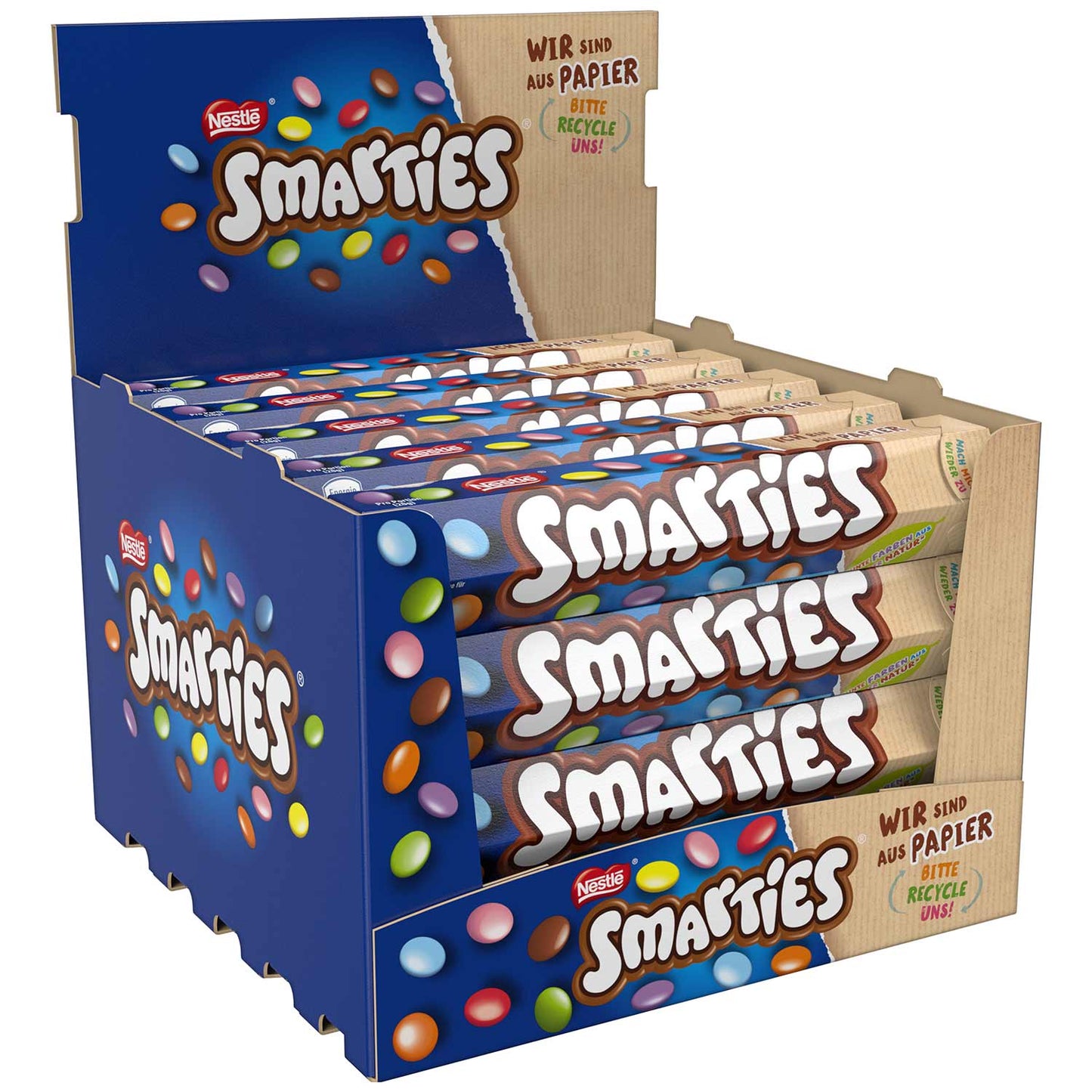 Smarties 130g Schokolinsen mit Zuckerüberzug - Candyshop.ch