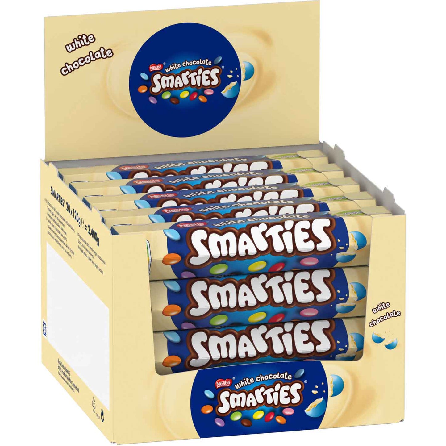 Smarties White Chocolate 120g