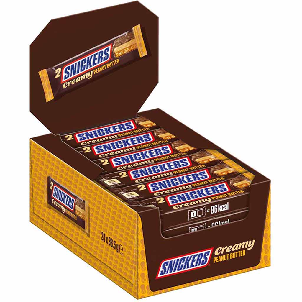 Snickers Creamy Peanut Butter 24x36,5g - Candyshop.ch