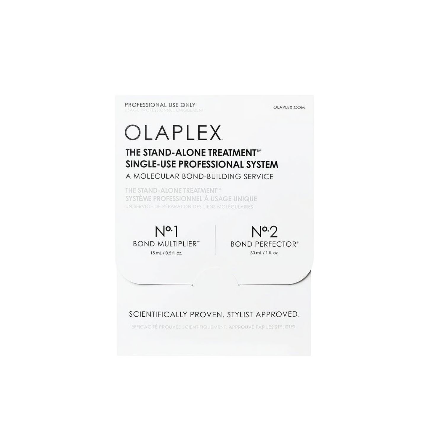 Olaplex Haarpflegeset Stand Alone Set Olaplex: No.1 Bond Multiplier, Hair Lotion Treatment, Bond Repair, 15 ml + No.2 Bond Pe