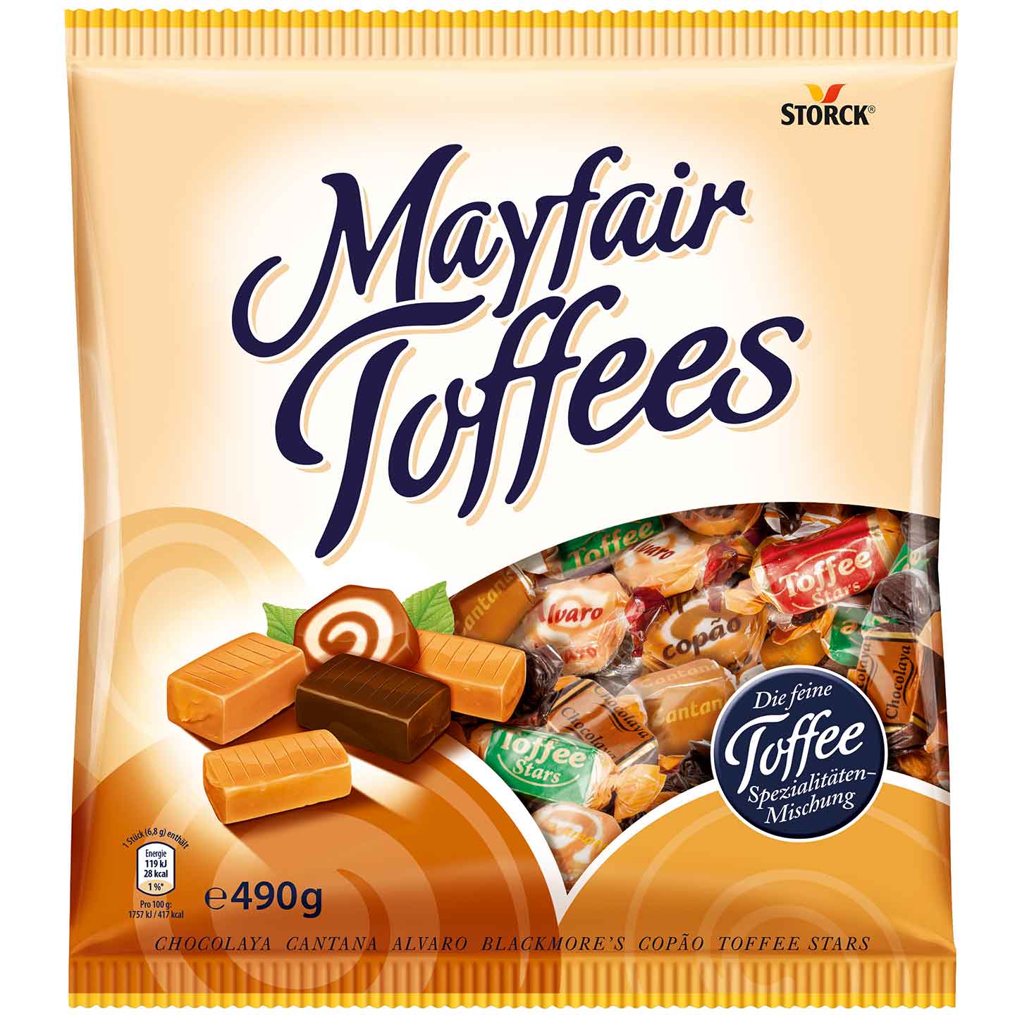 Storck Mayfair Toffees 490g - Candyshop.ch