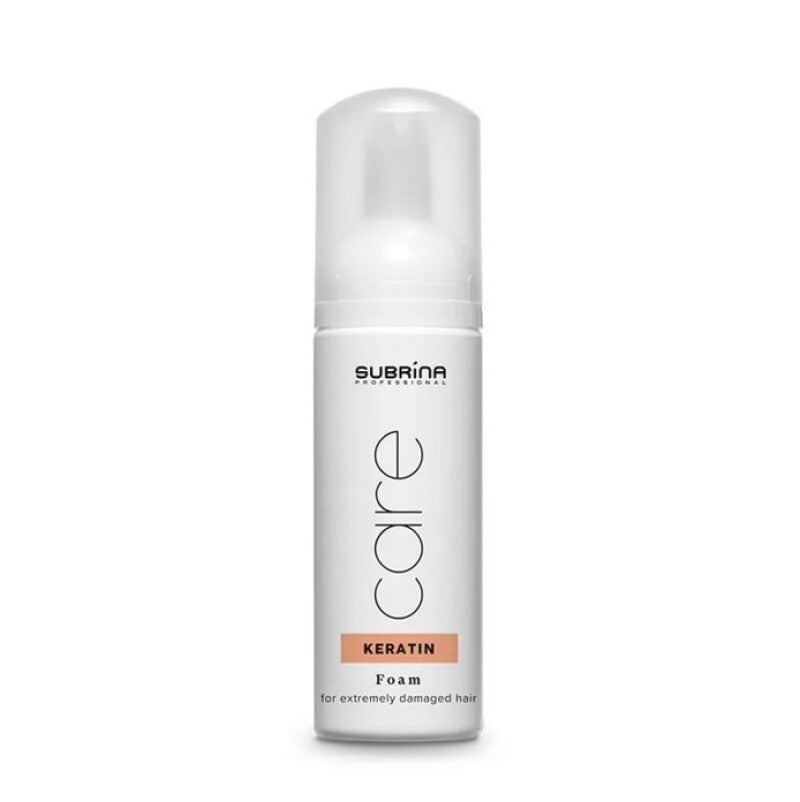 Subrina Professional Subrina Professional, Care Keratin, Leave-In Styling-Schaum, Sehr geschädigtes Haar, 150 ml Regular