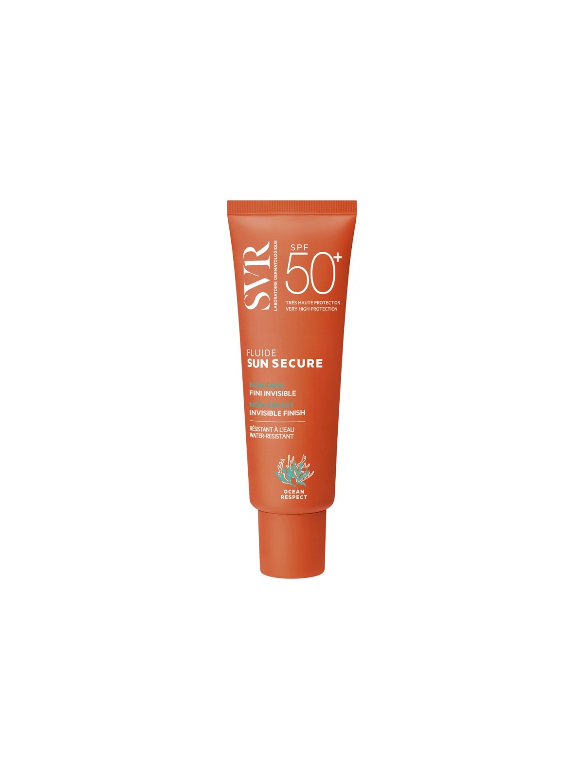 SVR Sun Secure Sonnenschutzfluid SPF 50+ – Hoher Schutz für das Gesicht, 50 ml