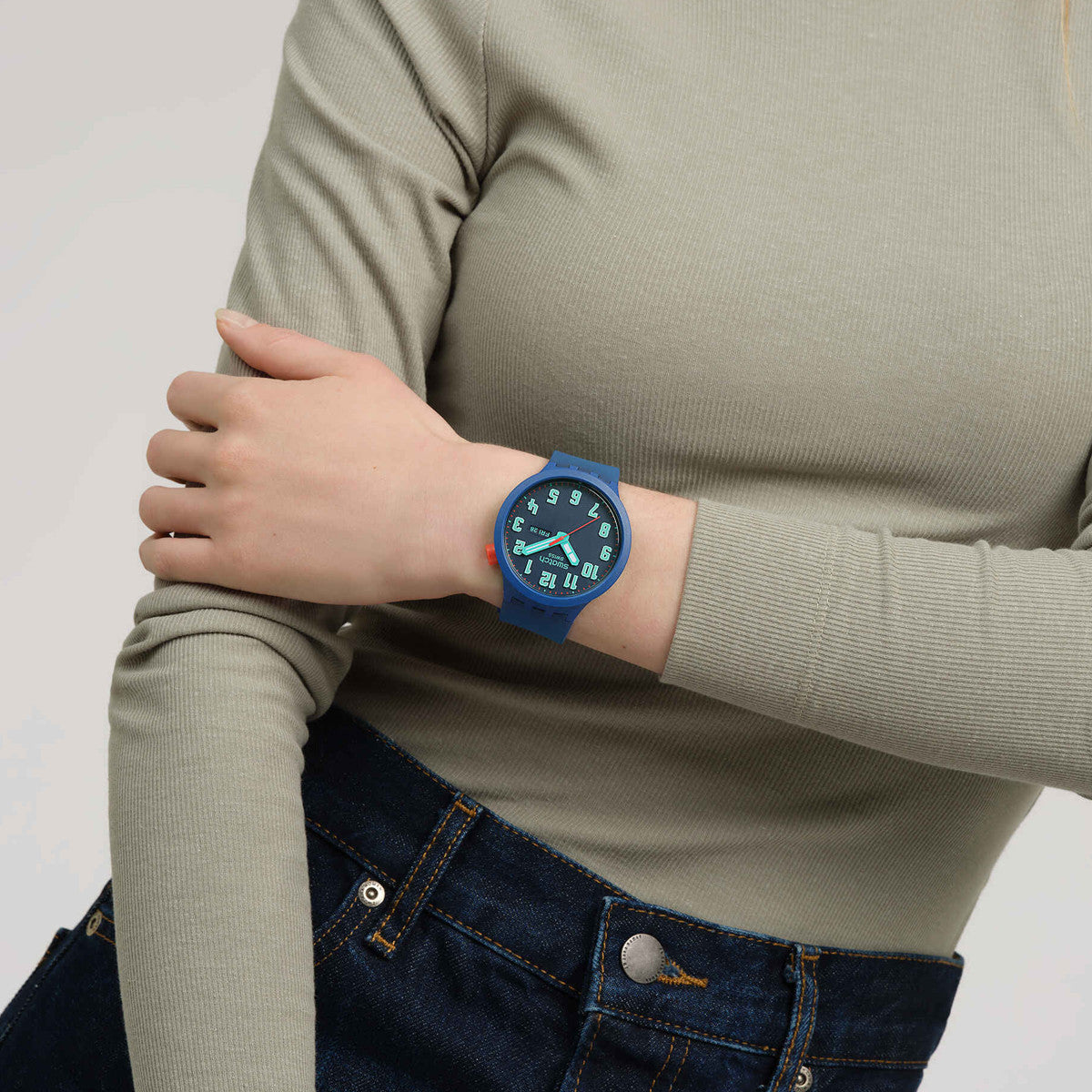SWATCH ESSENTIALLY BOLD SB01N700 Armbanduhr ansicht-3