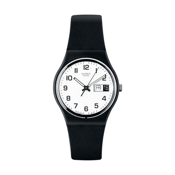 SWATCH ONCE AGAIN GB743-S26 Day & Date Armbanduhr 34 mm ansicht-3