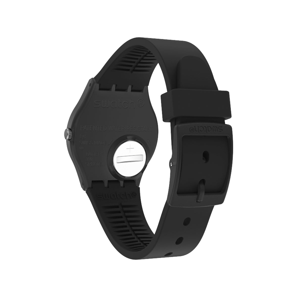SWATCH OVER BLACK GB757 Day & Date Armbanduhr 34 mm Schwarz ansicht-3