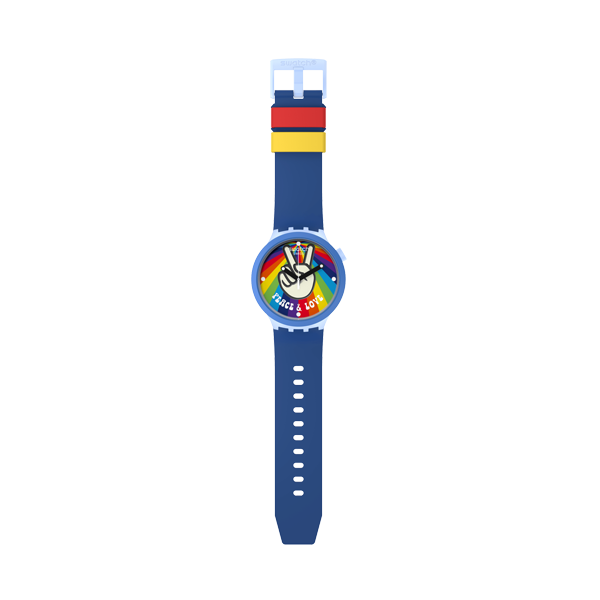 SWATCH PEACE HAND LOVE SB03N105 Armbanduhr 47 mm ansicht-3