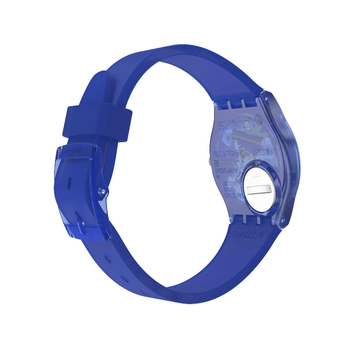 SWATCH YELLOW DISCO FEVER GN278 Only Time Armbanduhr 34 mm ansicht-3