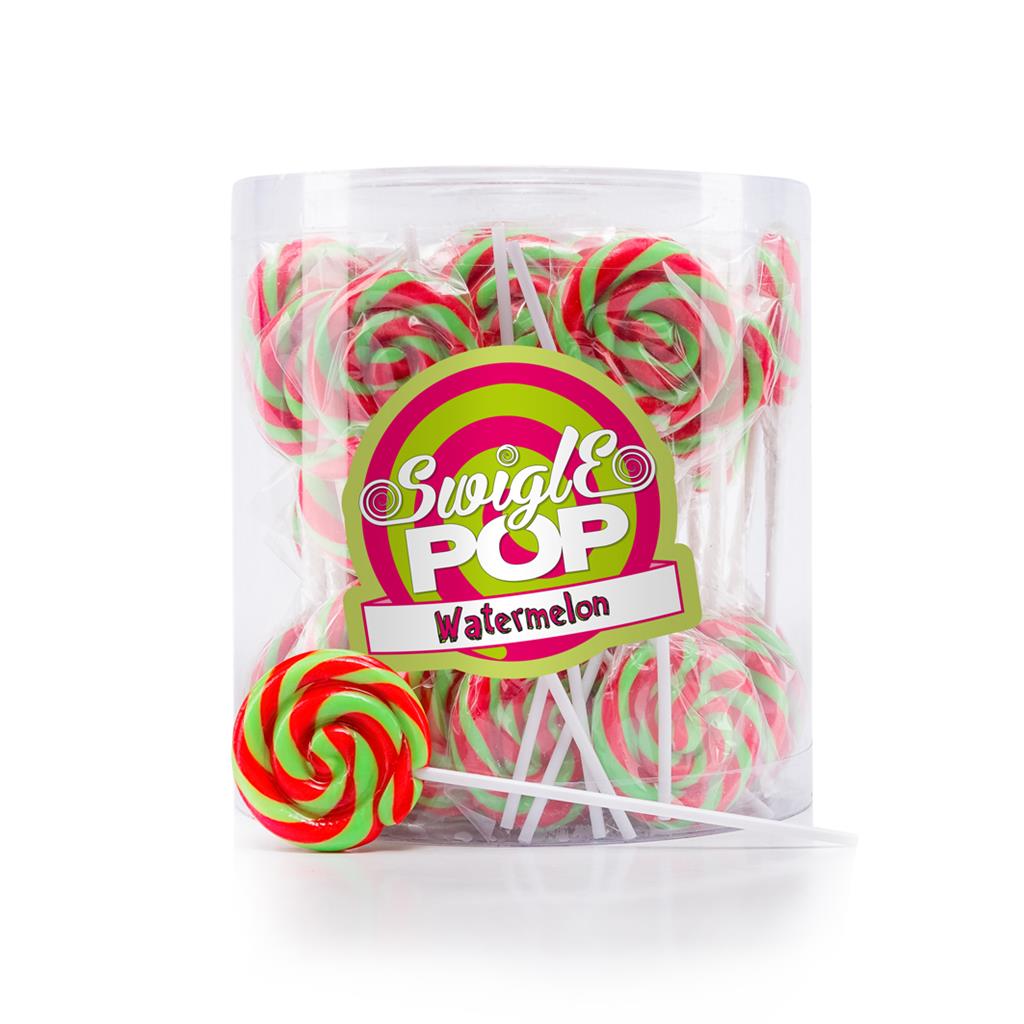 Swigle Pop Mini Watermelon 50x12g - Candyshop.ch