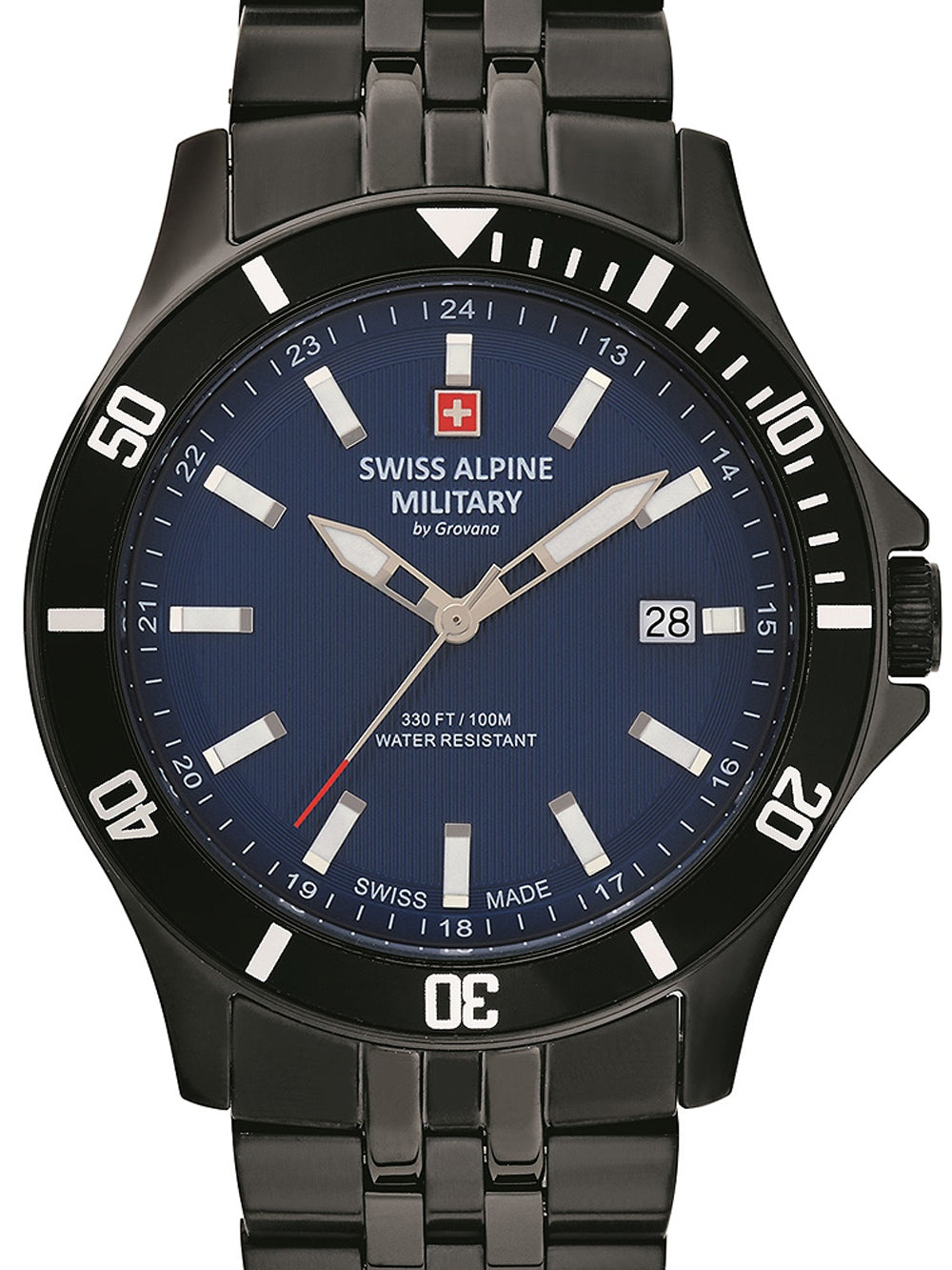 SWISS ALPINE MILITARY 7022-1175 Analoguhr Armbanduhr 46 mm ansicht-3