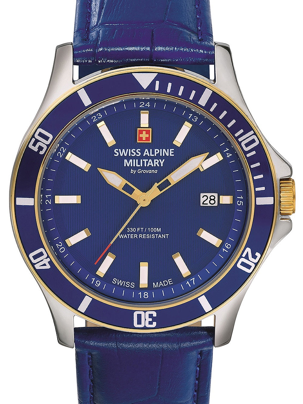 SWISS ALPINE MILITARY 7022-1545 Analoguhr Armbanduhr 46 mm ansicht-3