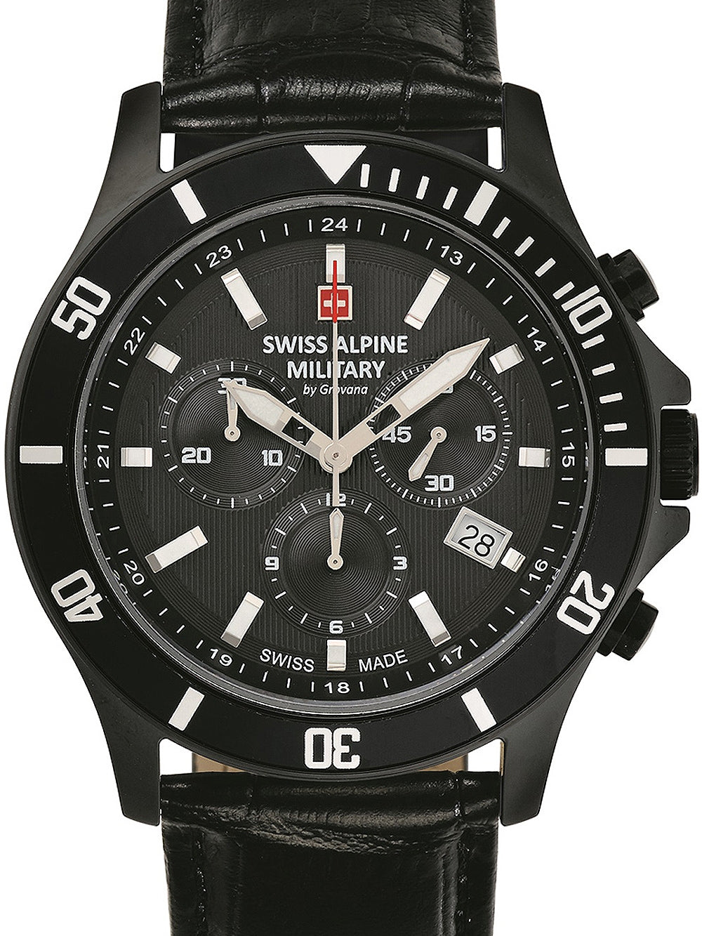 SWISS ALPINE MILITARY 7022-9577 Chronograph Armbanduhr 46 mm ansicht-3