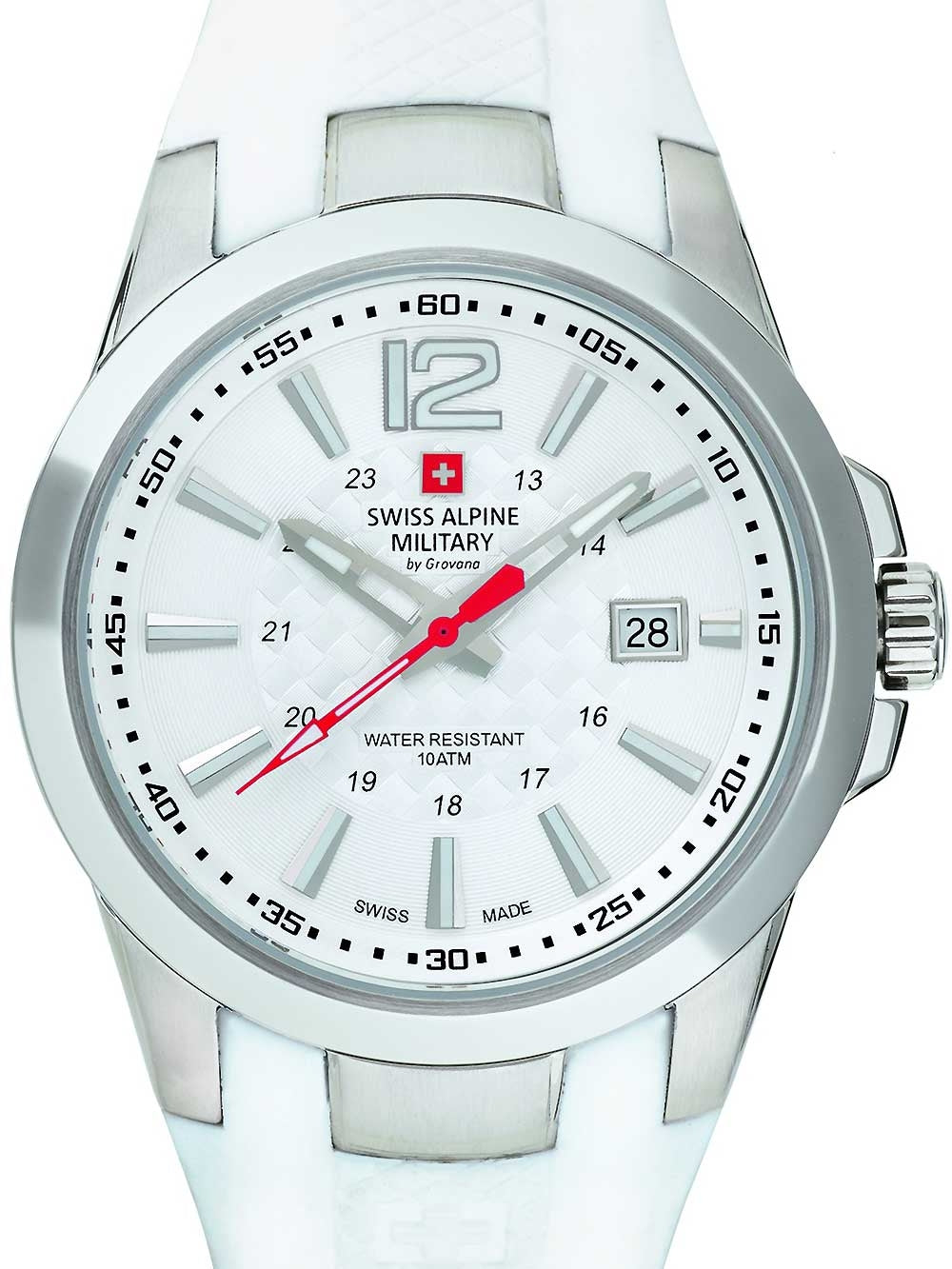 SWISS ALPINE MILITARY 7058-1833 Analoguhr Armbanduhr 43 mm ansicht-3