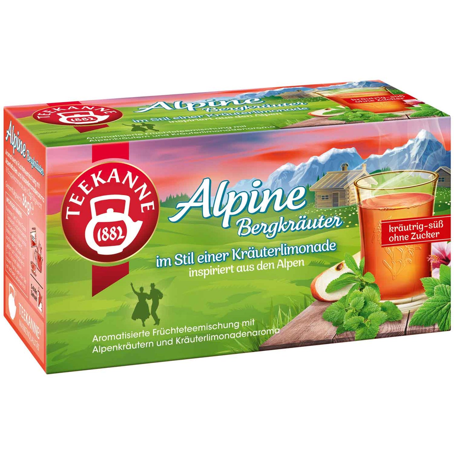 Teekanne Alpine Bergkräuter 18er - Candyshop.ch