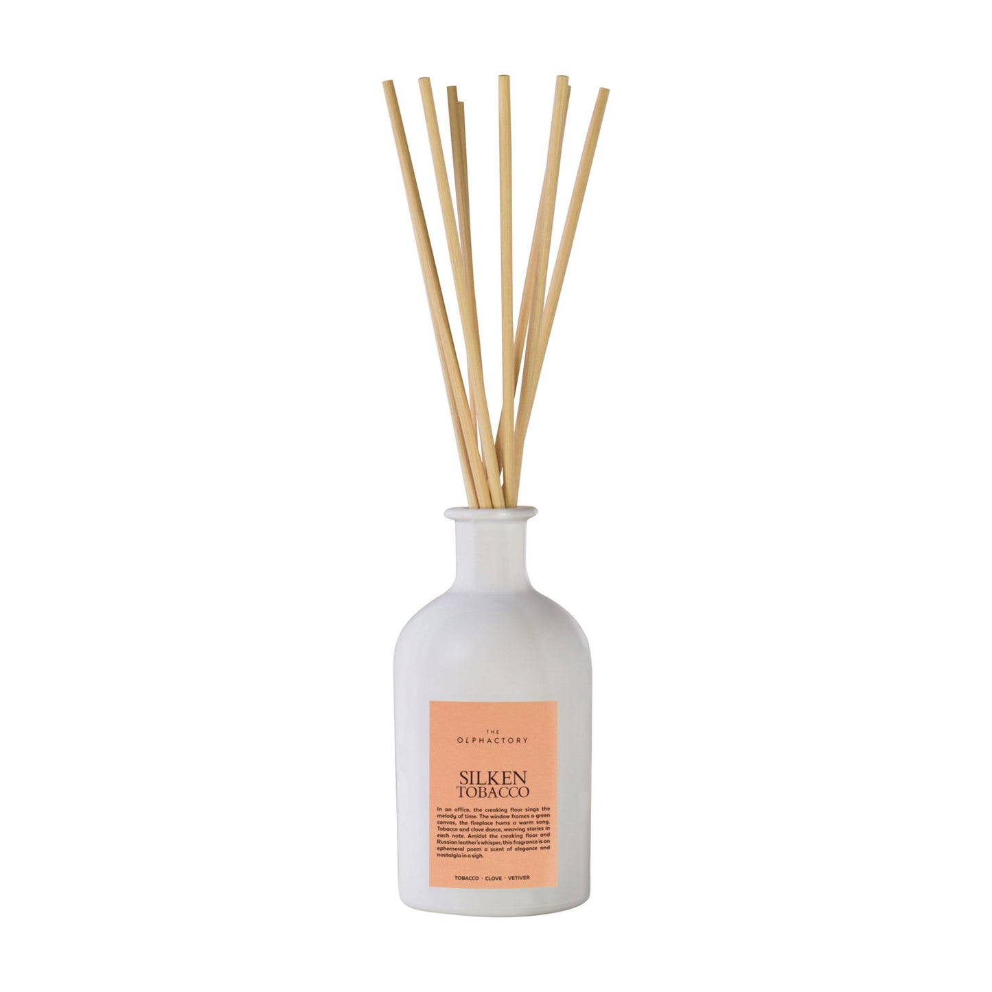 The Olphactory The Olphactory, Silken Tobacco, Duftstäbchen, Aroma-Rattanstäbchen-Diffusor, 250 ml Regular