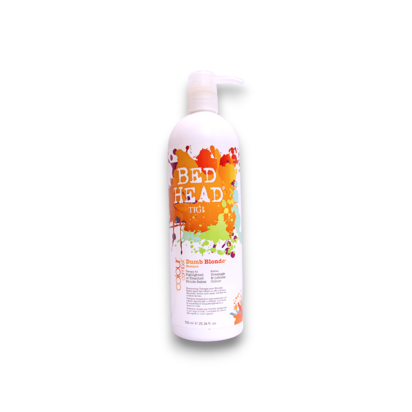 Tigi Bed Head Dumb Blonde Shampoo 750 ml – Sanfter Farbschutz für blondes Haar