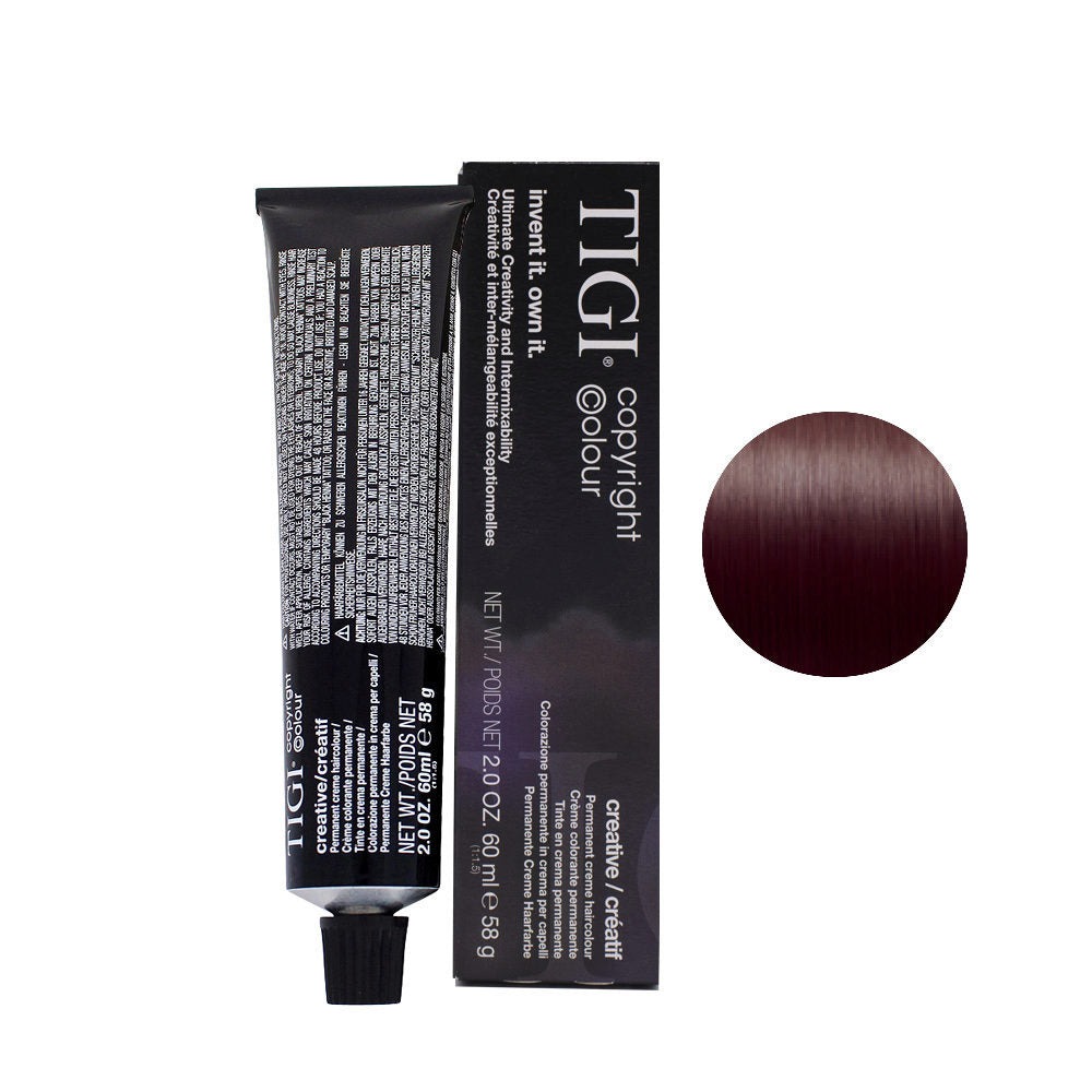 Tigi Colour Creative Permanente Haarfarbe 4/2 Medium Brown Violet – Intensive Farbbrillanz für Damen