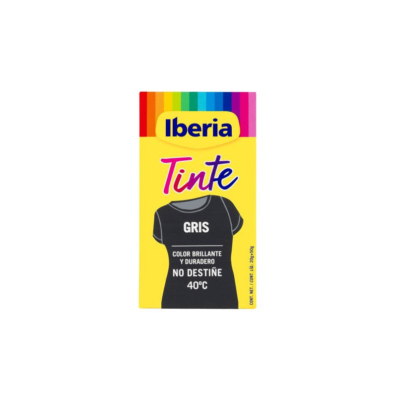 IBERIA Tinte Ropa No Destiñe 40 Gris 70 g
