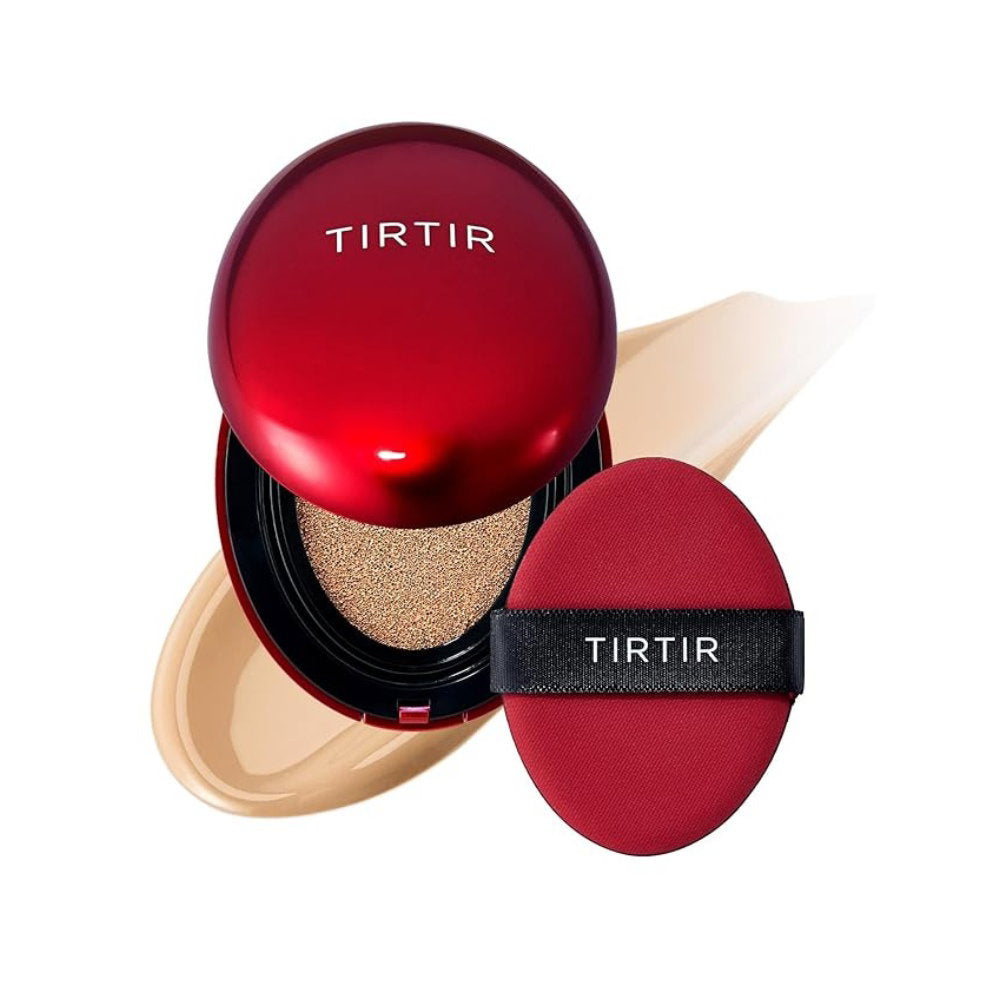 Tirtir Tirtir, Mask Fit Red Cushion, Mattes Finish, Kompakt-Foundation, 27N, Kamel, SPF 40, 18 g Regular