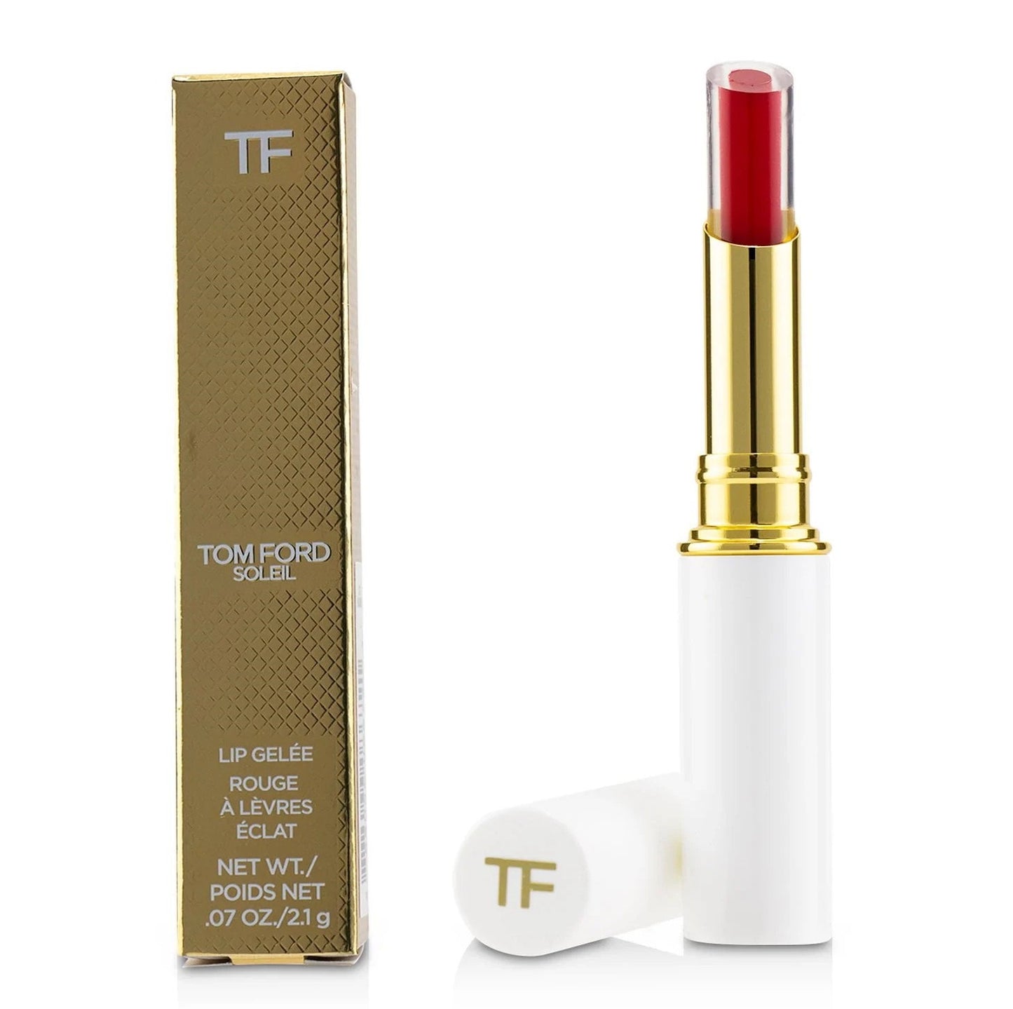 Tom Ford Tom Ford, Soleil, Creme-Lippenstift, Z08, Glänzend Rot, 2.1 g Regular