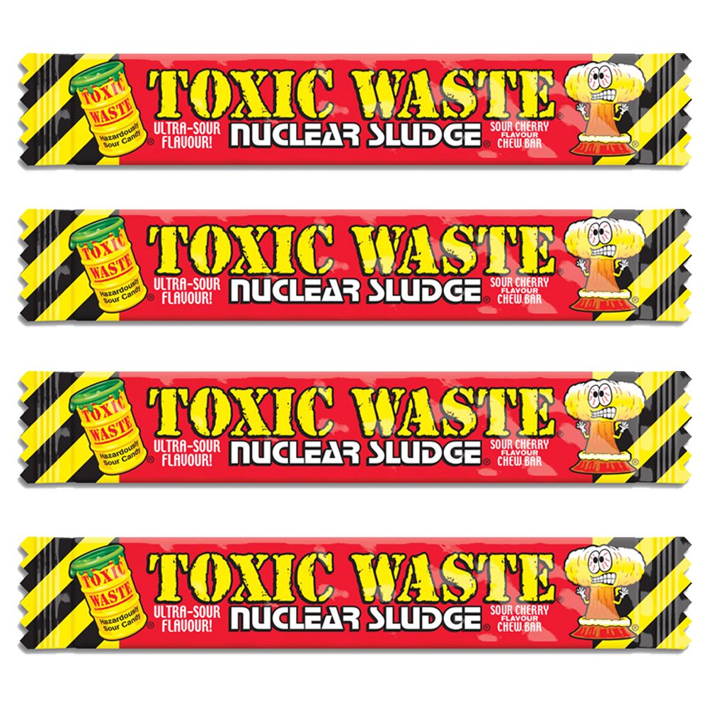 Toxic Waste Sour Cherry Chew Bar 20g - Candyshop.ch