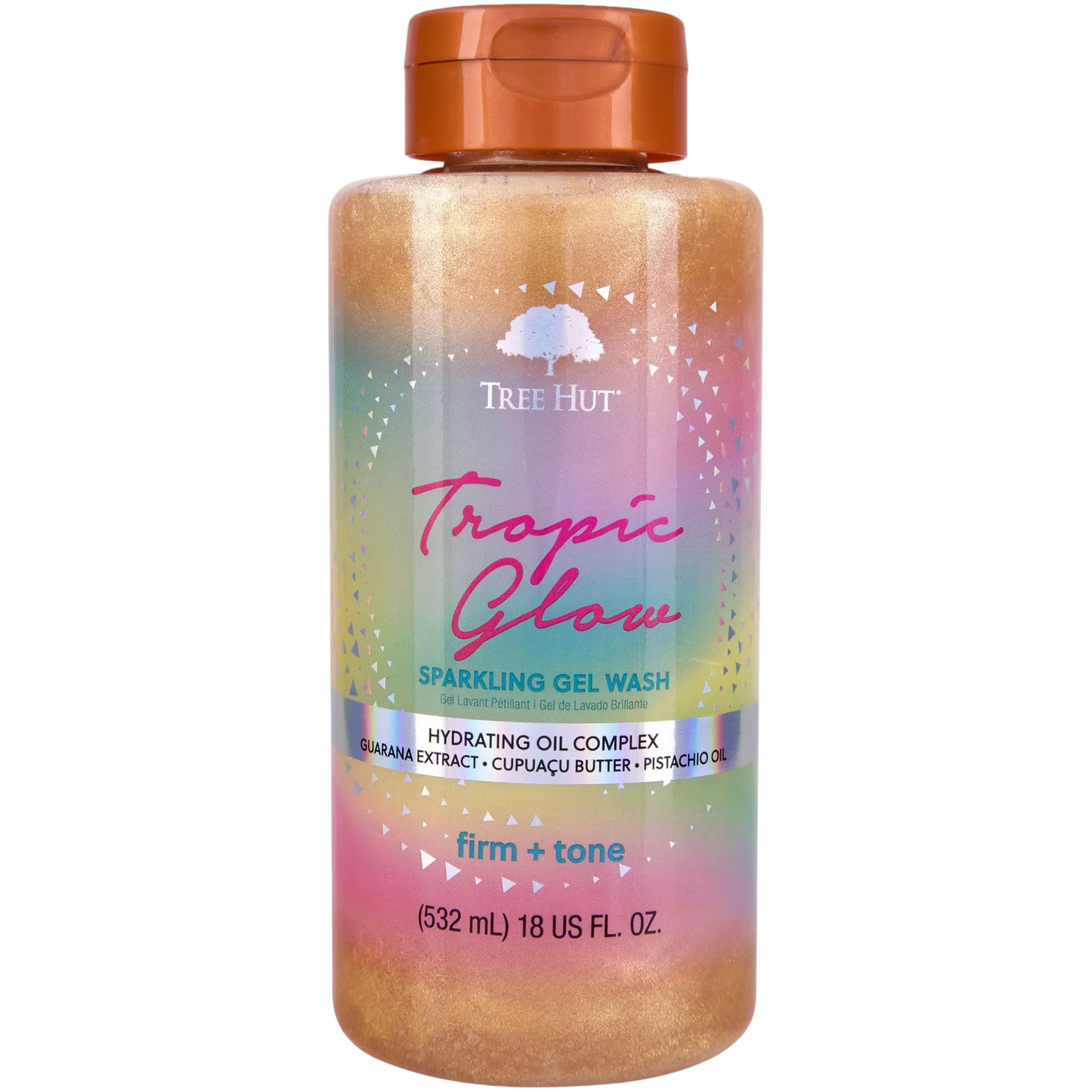 Tree Hut Tree Hut, Tropic Glow, Sprudelnd, Duschgel, Körper, Für alle Hauttypen, 532 ml Regular
