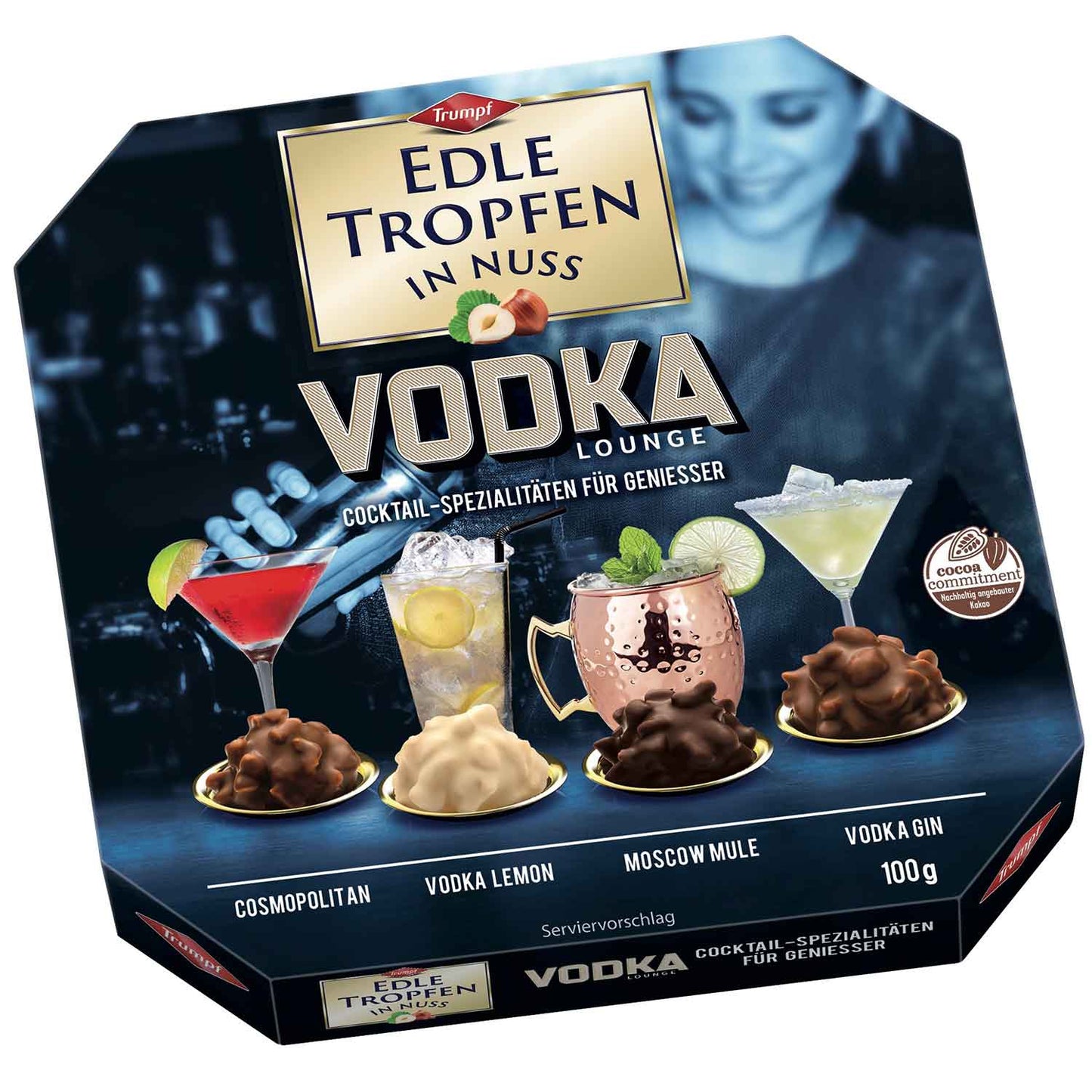 Trumpf Edle Tropfen in Nuss Vodka 100g - Candyshop.ch