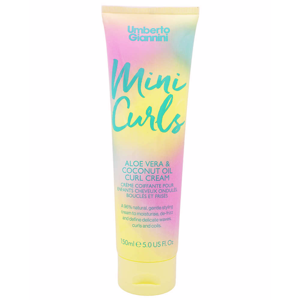 Umberto Giannini Umberto Giannini, Mini Curls, Aloe Vera, Haarstyling-Creme, Leichter bis mittlerer Halt, 150 ml Regular