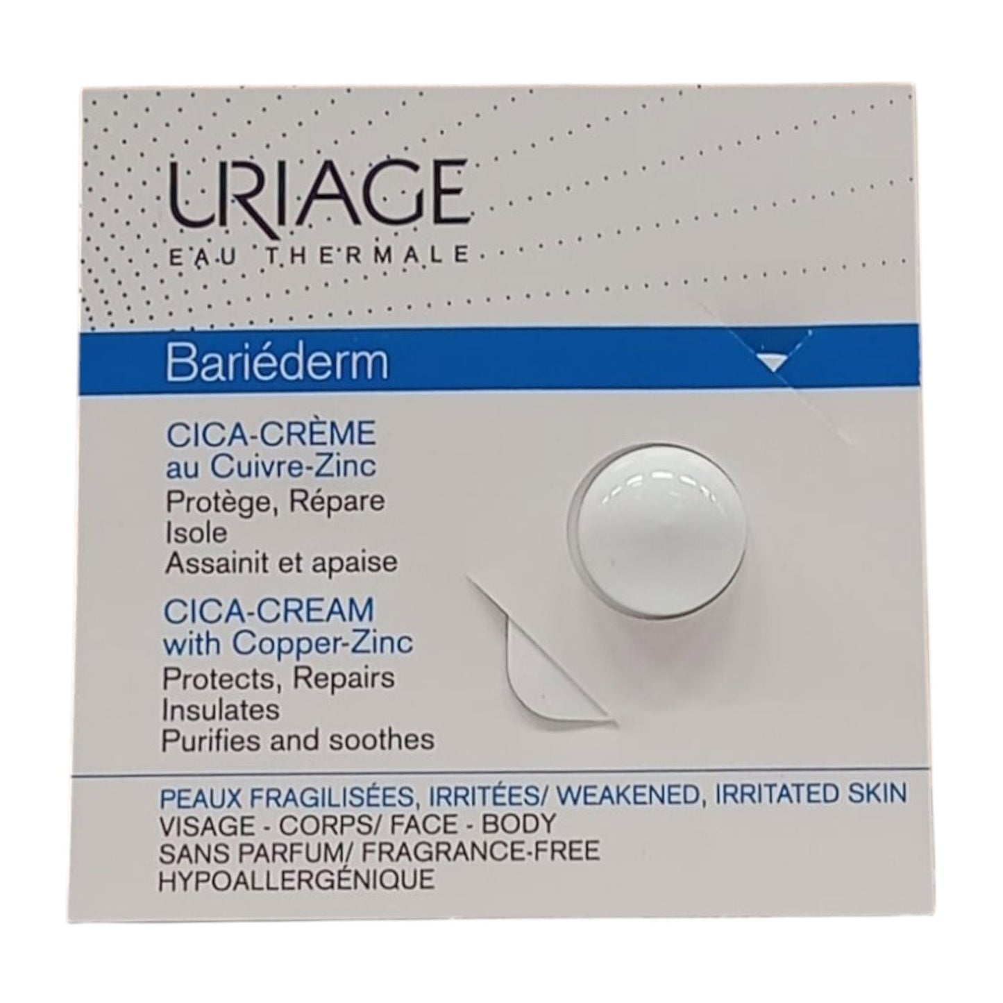 Uriage Uriage, Bariederm, Reparatur, Sahne, Für Gesicht & Körper, 0.7 ml *Muster Sample
