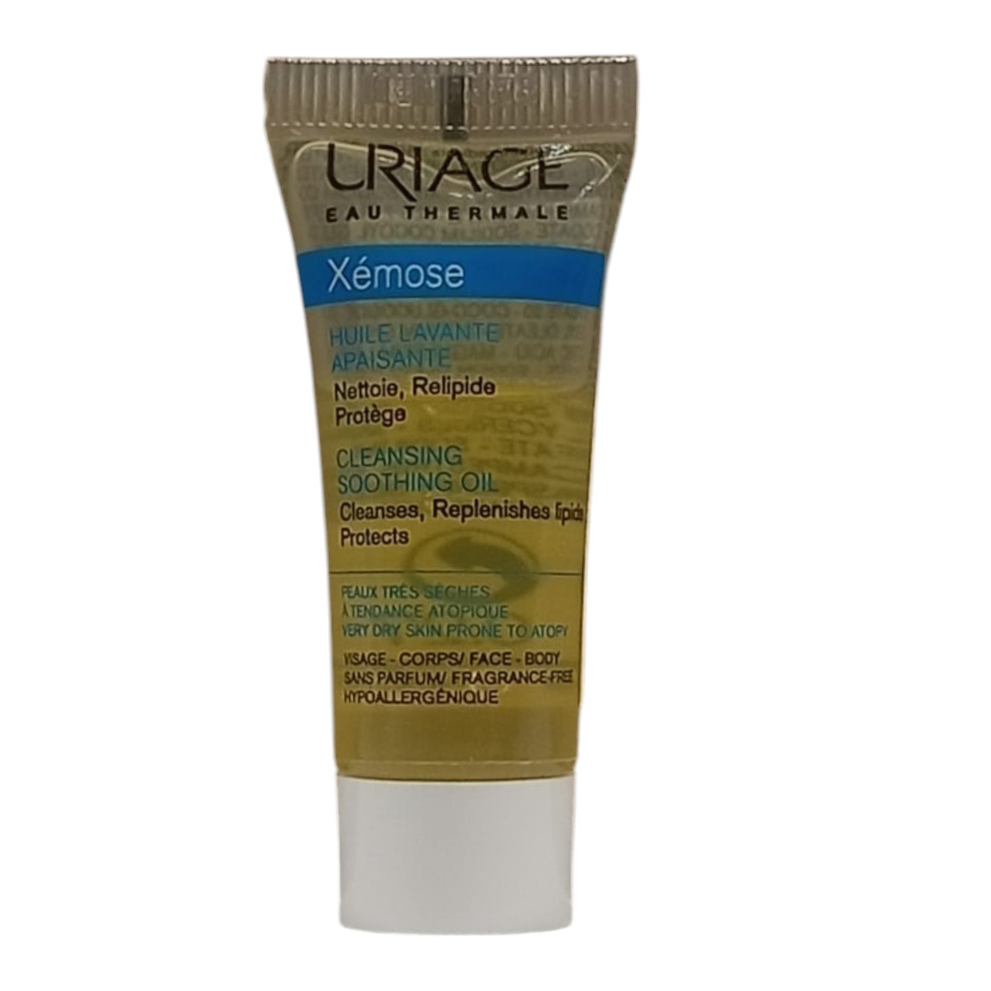 Uriage, Xemose, Sheabutter, Beruhigend, Reinigungsöl, Für Gesicht & Körper, 8 ml *Muster